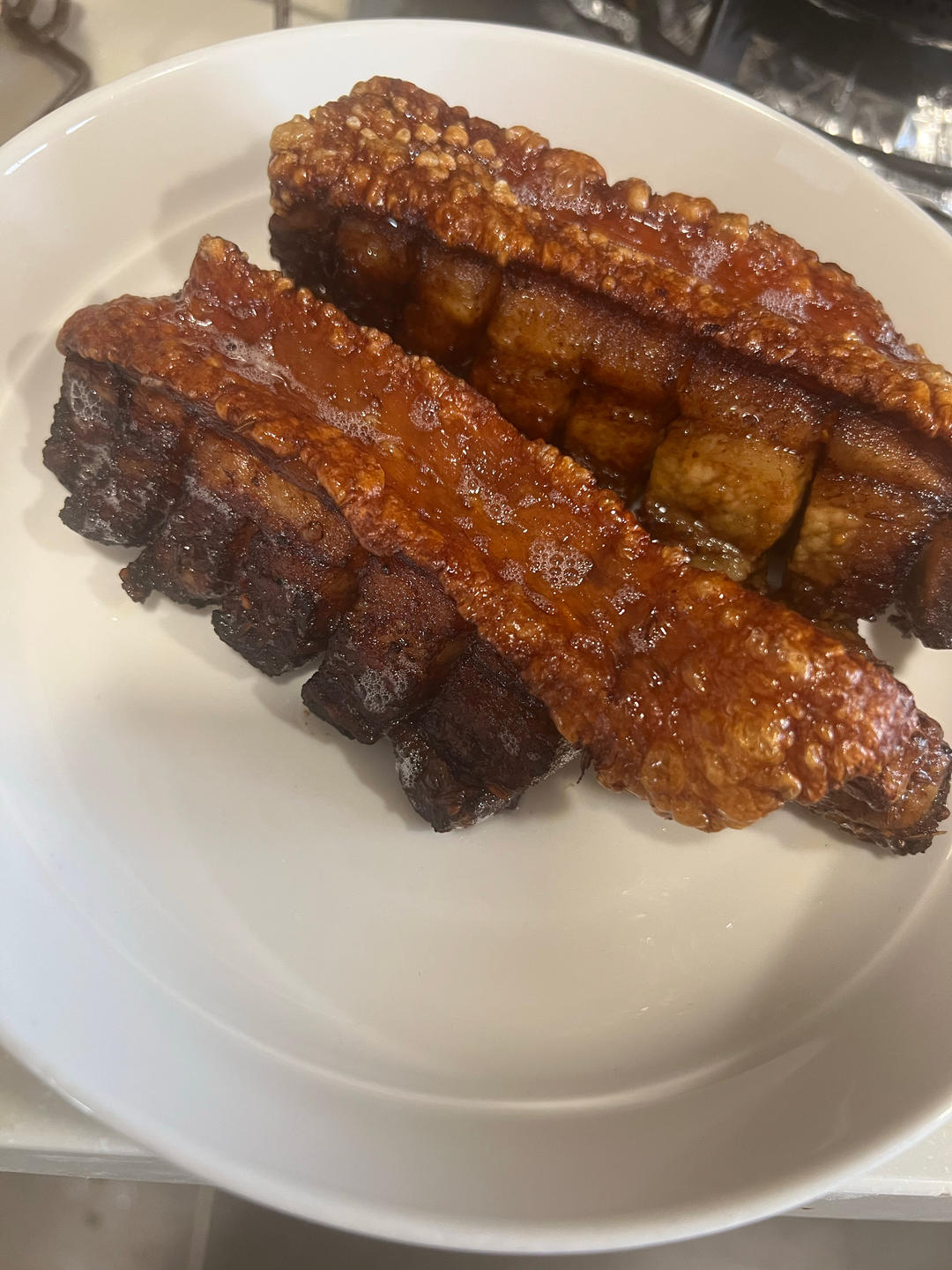 一次成功的脆皮五花肉