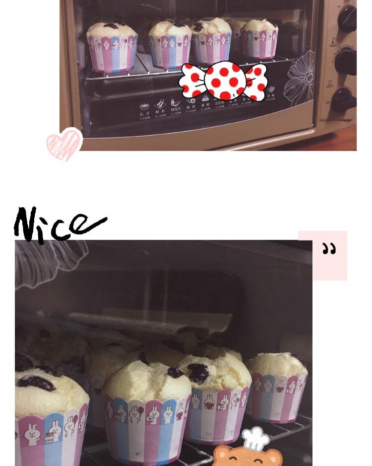 软绵绵戚风纸杯蛋糕
