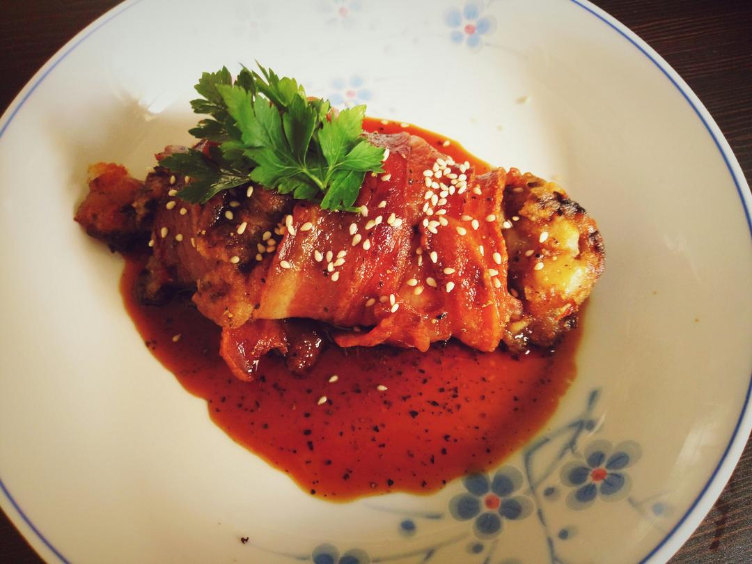 《食戟之灵》土豆培根烤肉