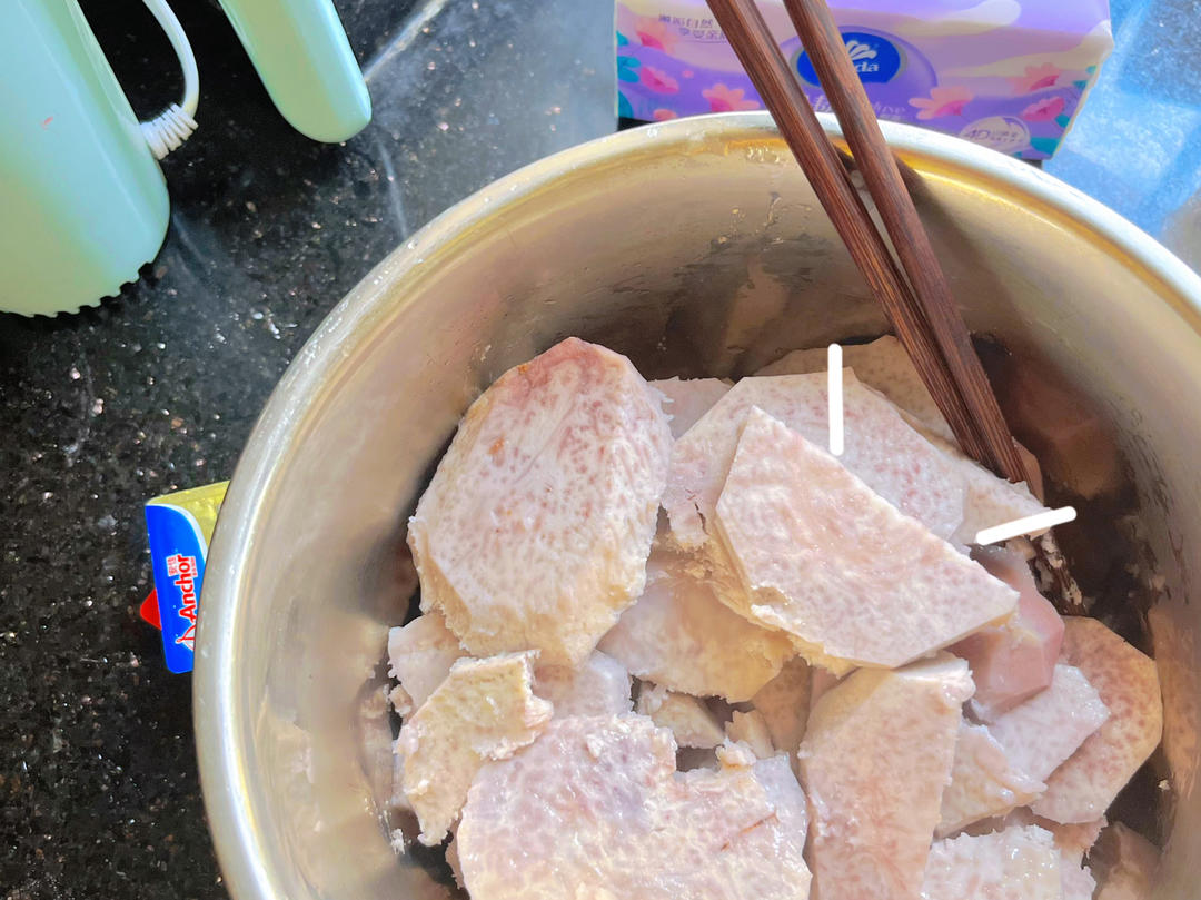 卷不裂的芋泥蛋糕卷
