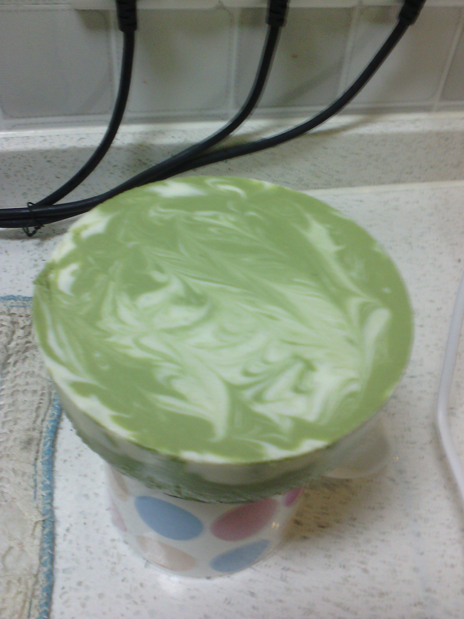 冷藏式抹茶大理石乳酪蛋糕