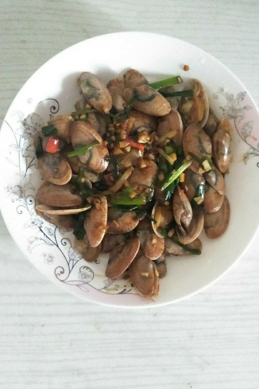 爆炒花甲