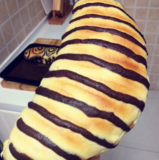 仿85度C摩卡咖啡面包（中种法）