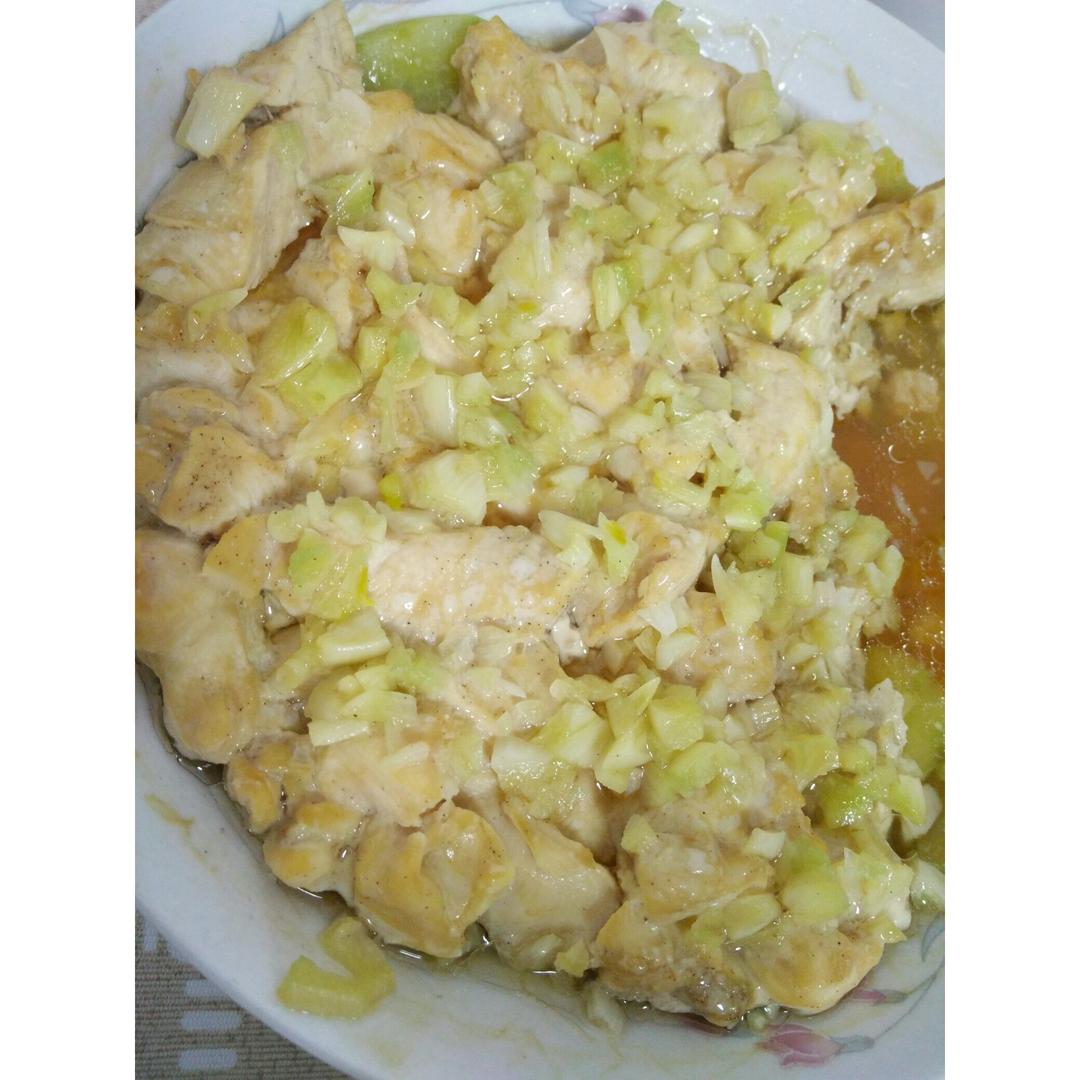 蒜蓉蒸鸡胸（鸡腿）