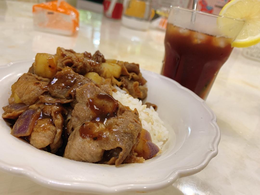 好吃到舔碗底的土豆肥牛拌饭