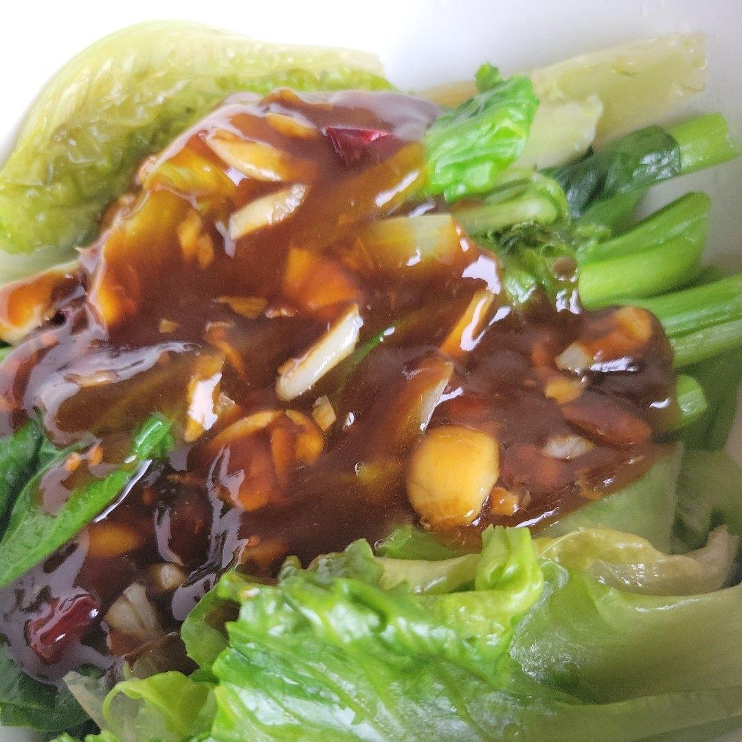 白灼油菜—年夜饭最受欢迎的素菜