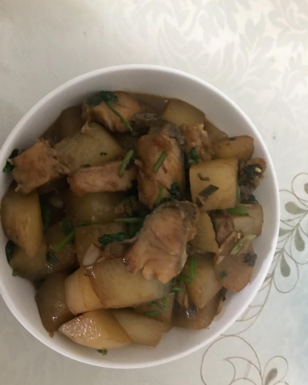 咸鱼烧萝卜—绝对的下饭神器！