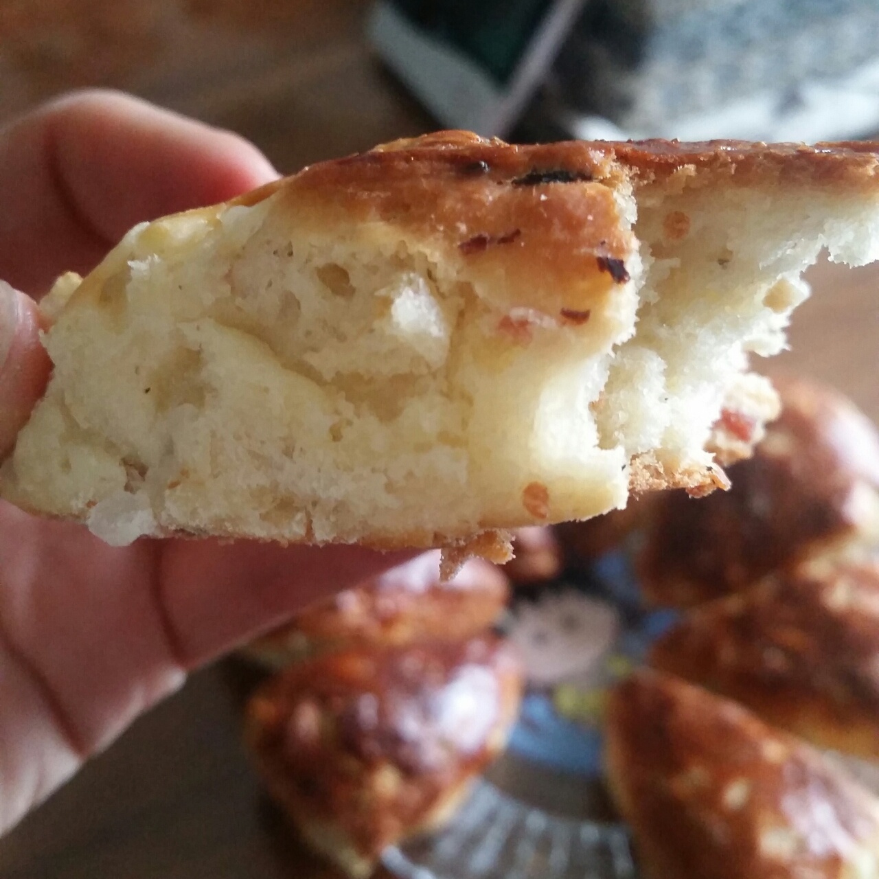 洋葱午餐肉司康