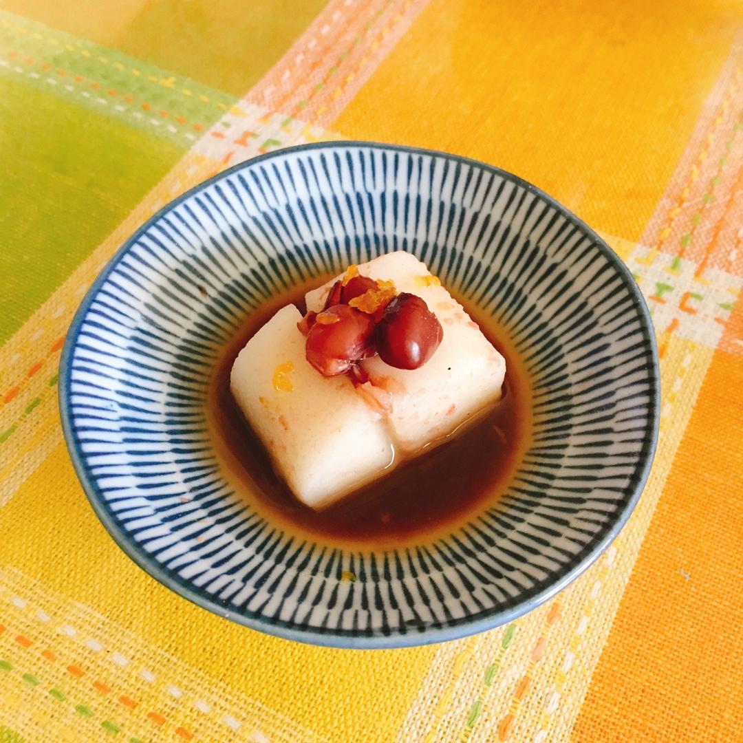 桂花赤豆年糕糊