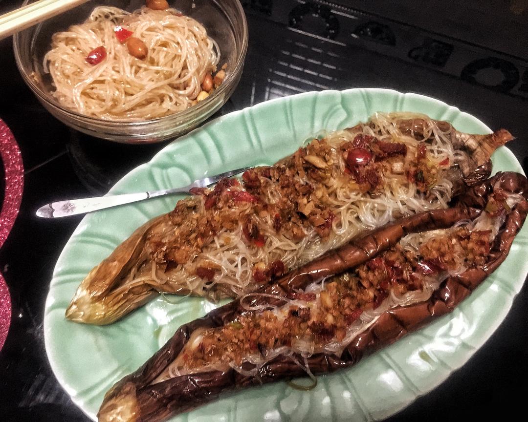 夜宵王牌之销魂烤茄子 | 北鼎烤箱版