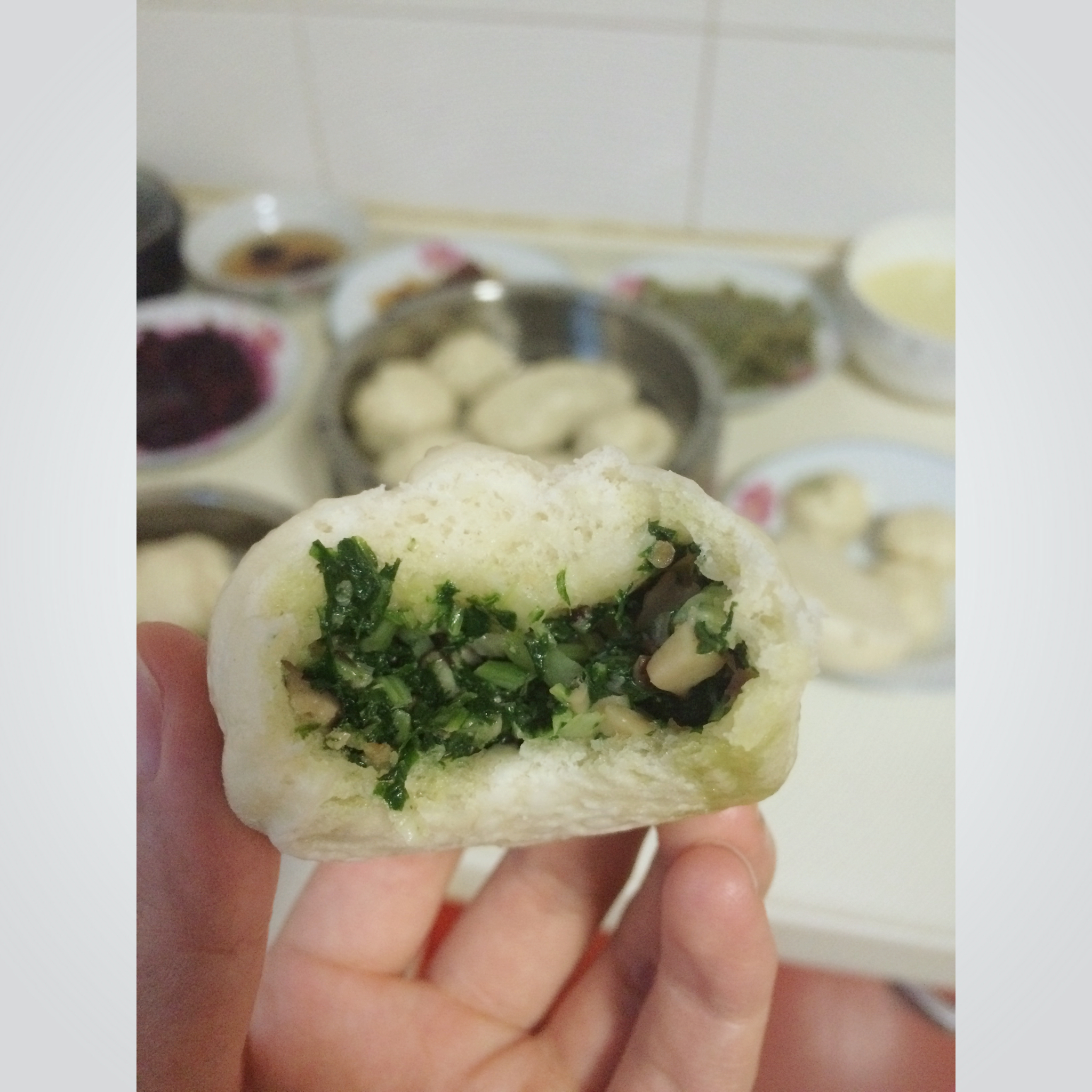 冬笋香菇菜包
