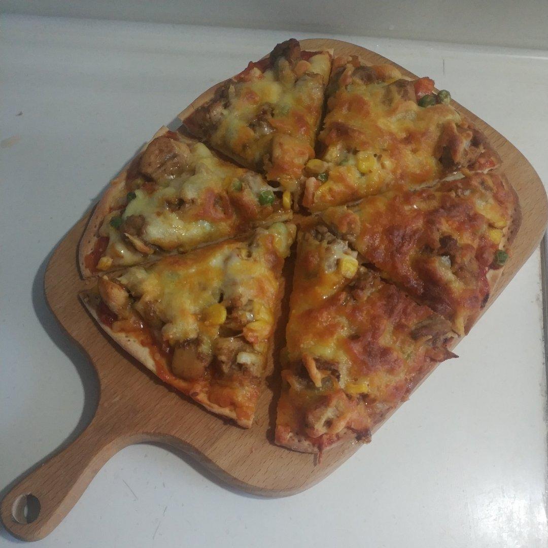黑椒鸡肉比萨（君之配方）