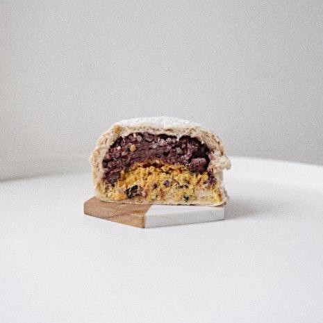 【古早味】豆沙肉松全麦软欧包