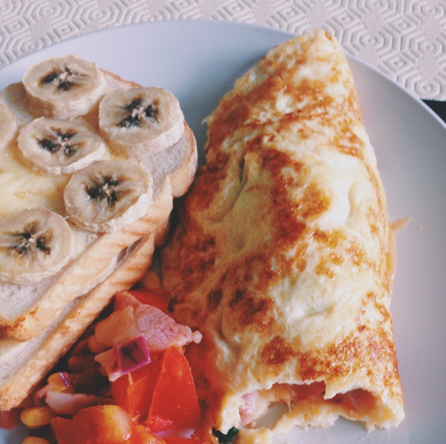 西式乳酪欧姆蛋 omelette