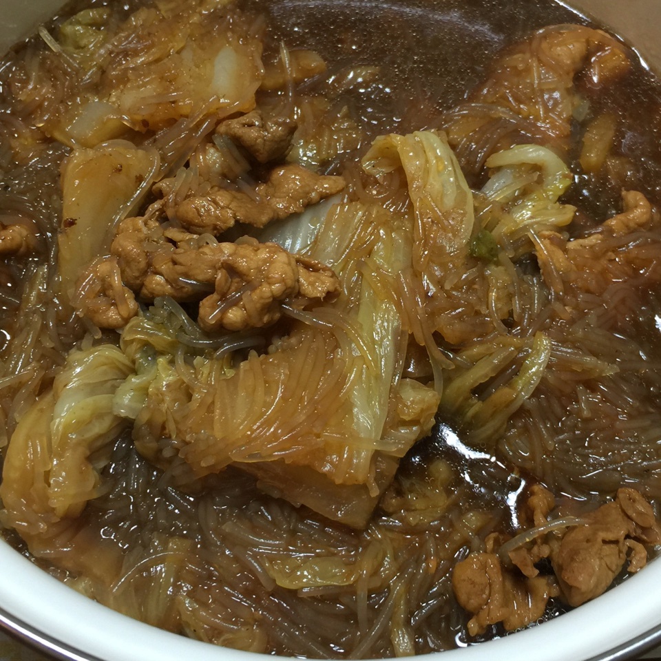 猪肉白菜炖粉条