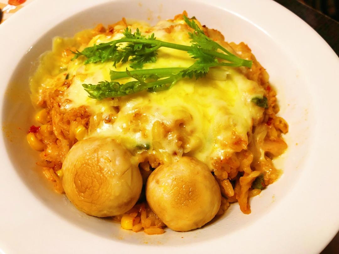 芝士炒饭的做法