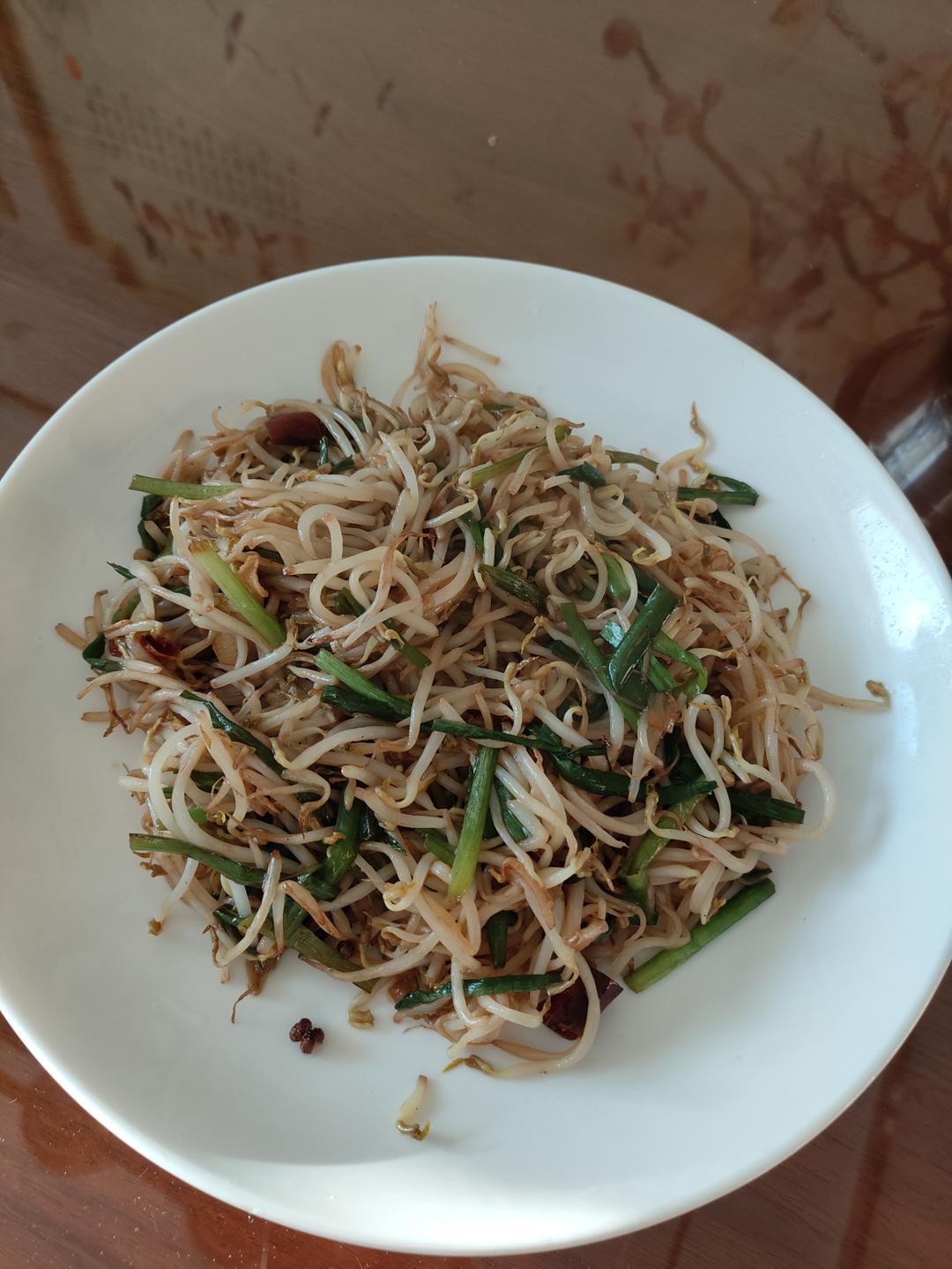 💯五分钟搞定‼️小白也能做出好吃的素炒韭菜豆芽