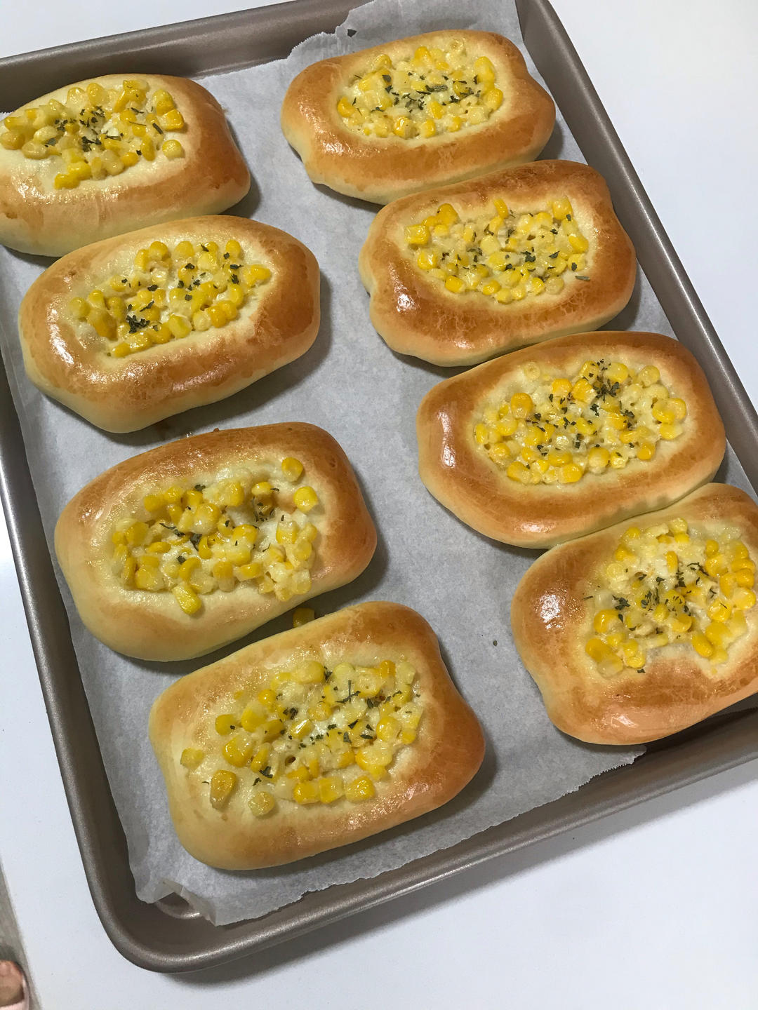 100款造型[3]【玉米沙拉包】2种食材就足够好吃！