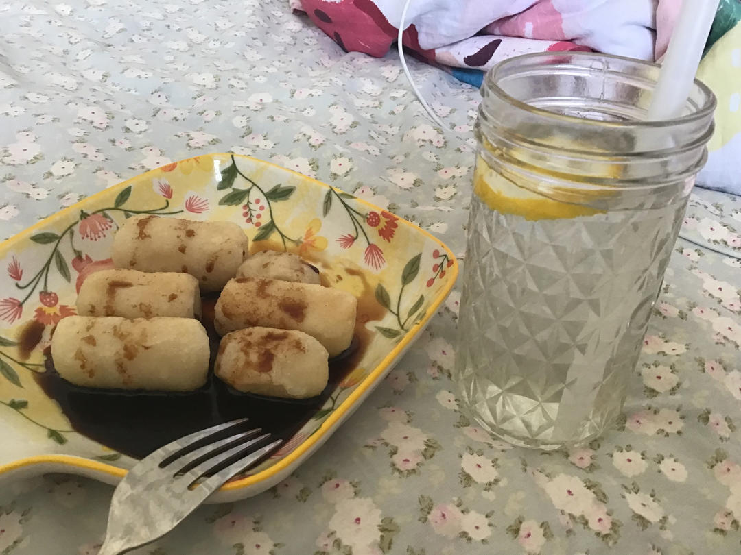 超好吃的红糖糍粑