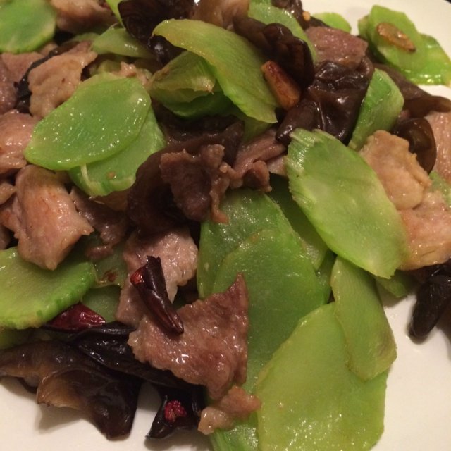 莴笋炒肉