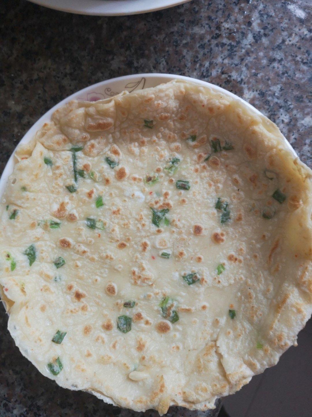 糯米粉版鸡蛋摊饼