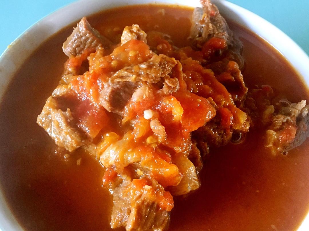 yeezyyeezy做的番茄燉牛腩 chinese beef and tomato stew