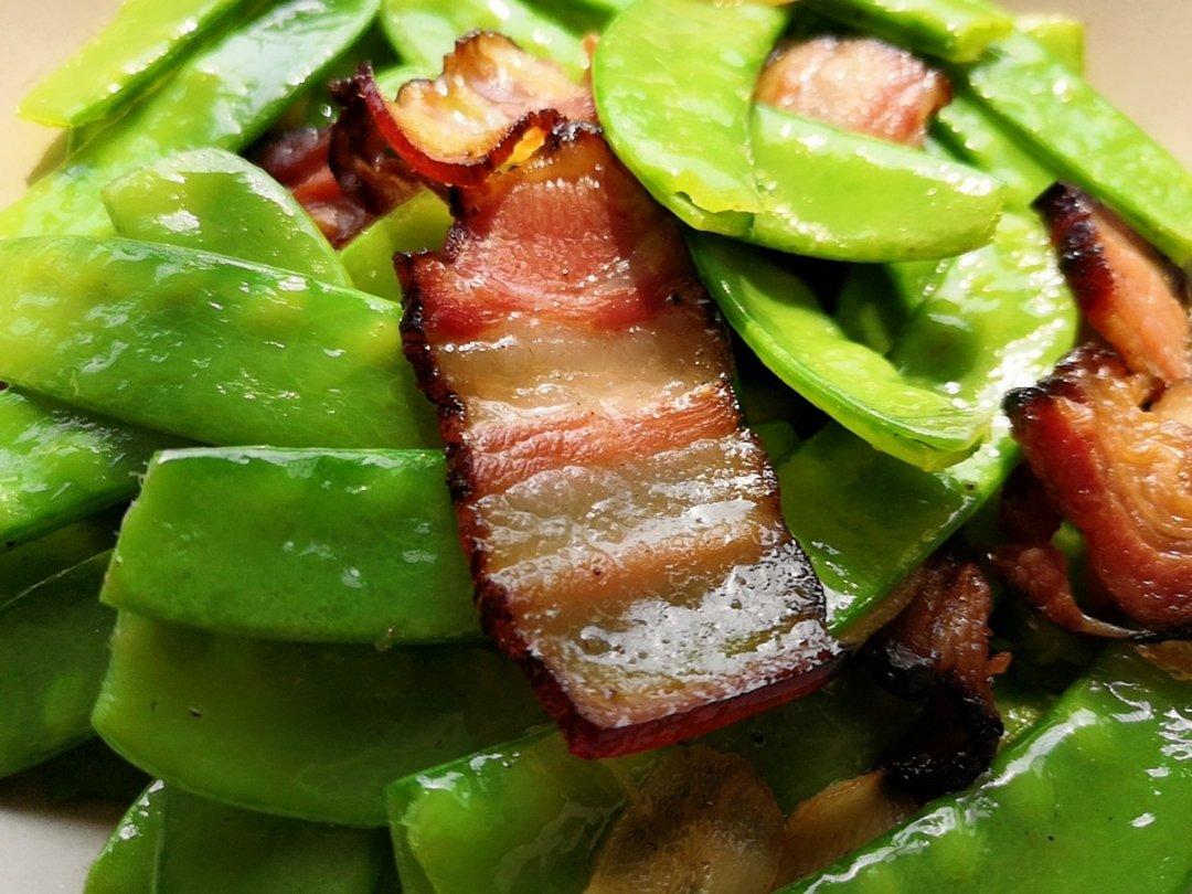 荷兰豆炒腊肠
