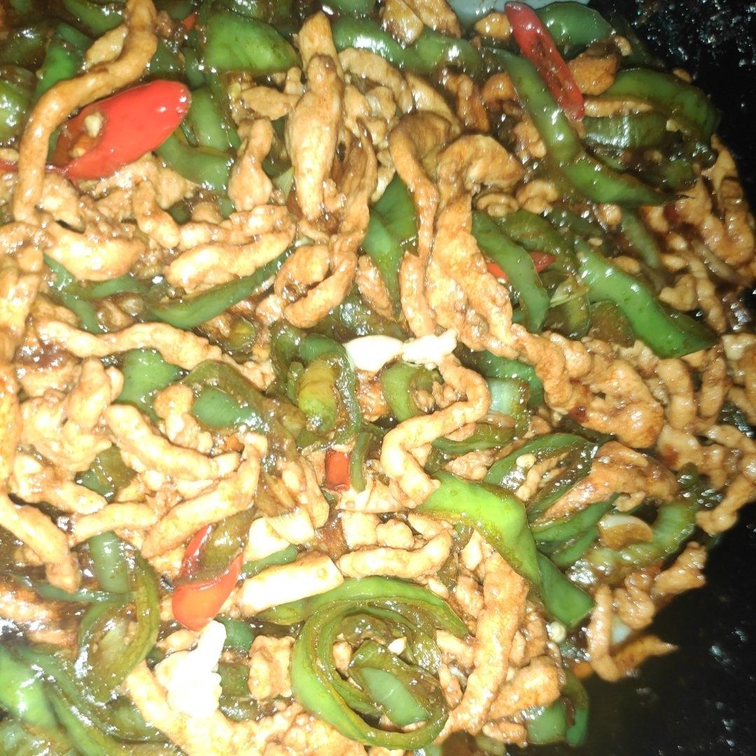 双椒肉丝面