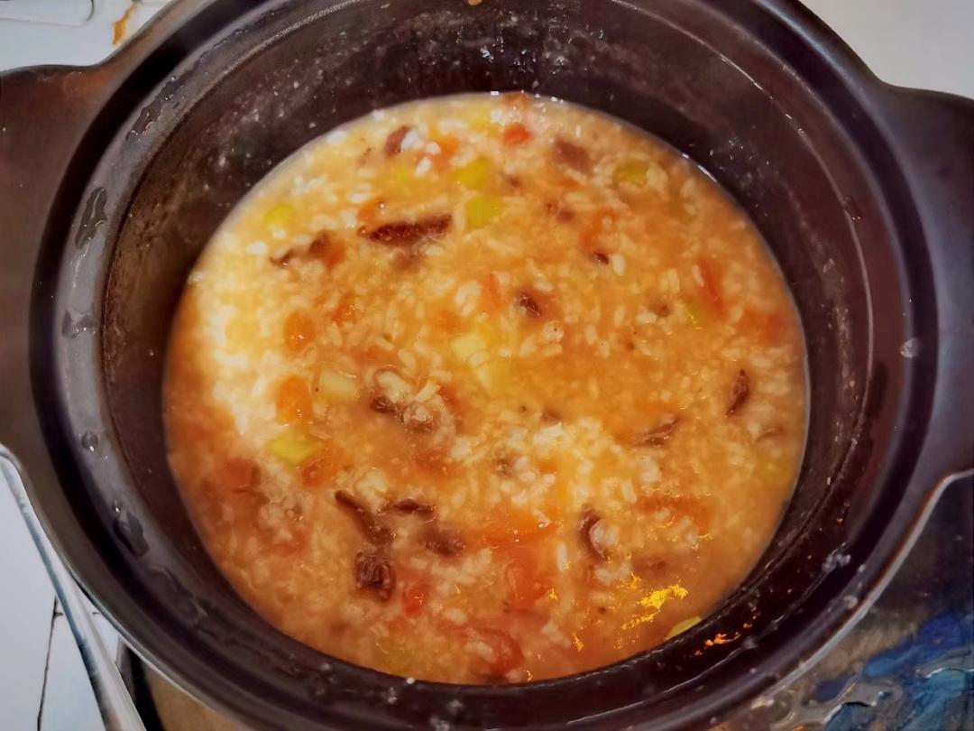 番茄牛肉粥