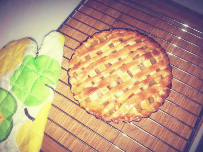 清甜双果派