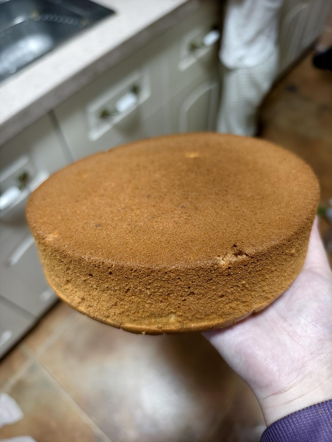 超柔软6寸戚风蛋糕(附8寸配方)零失败 超详细‼️含操作视频