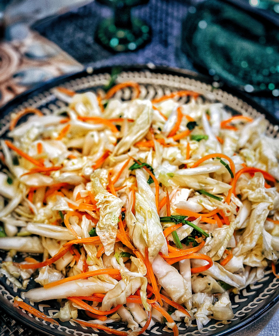 凉拌白菜芯——冬天的小凉菜