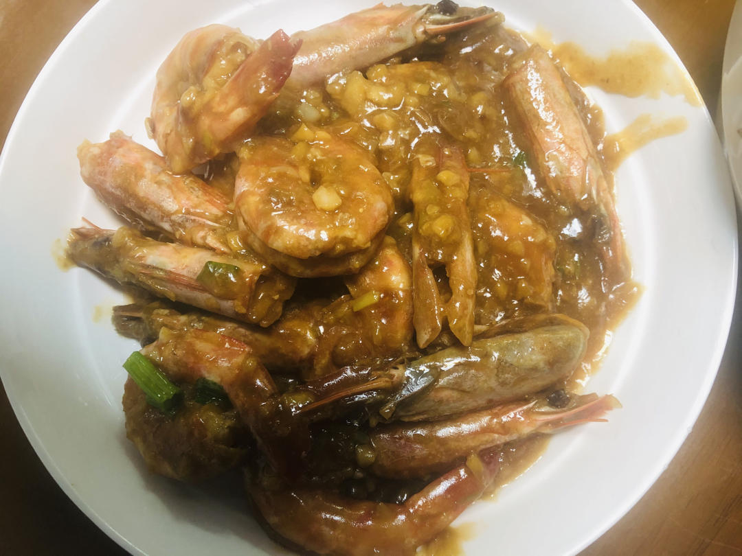 干烧大对虾