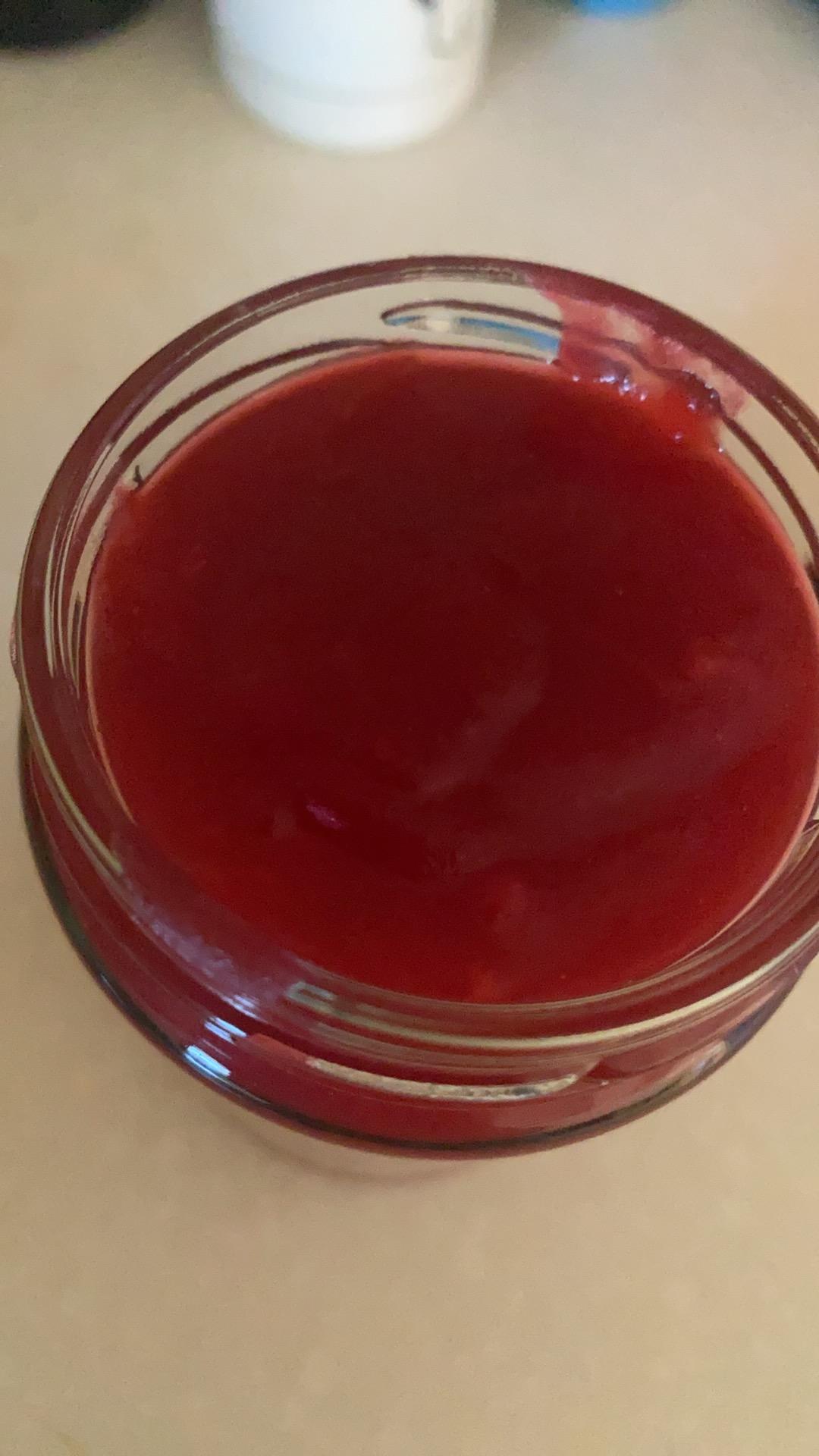 新鲜蔓越莓果酱