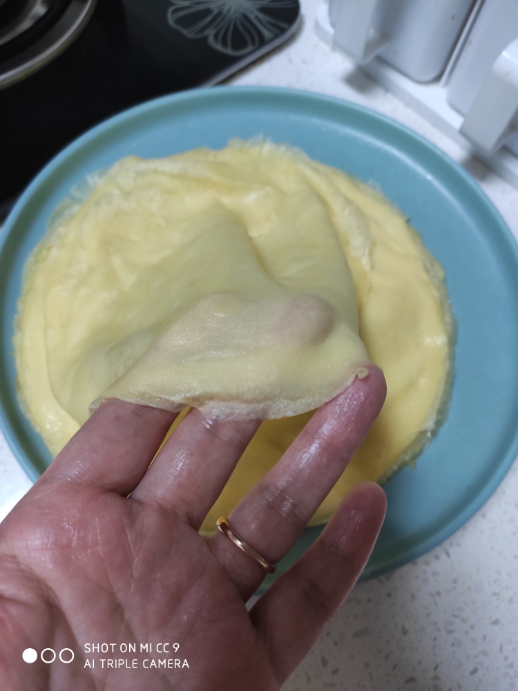 芒果千层蛋糕的做法 步骤8