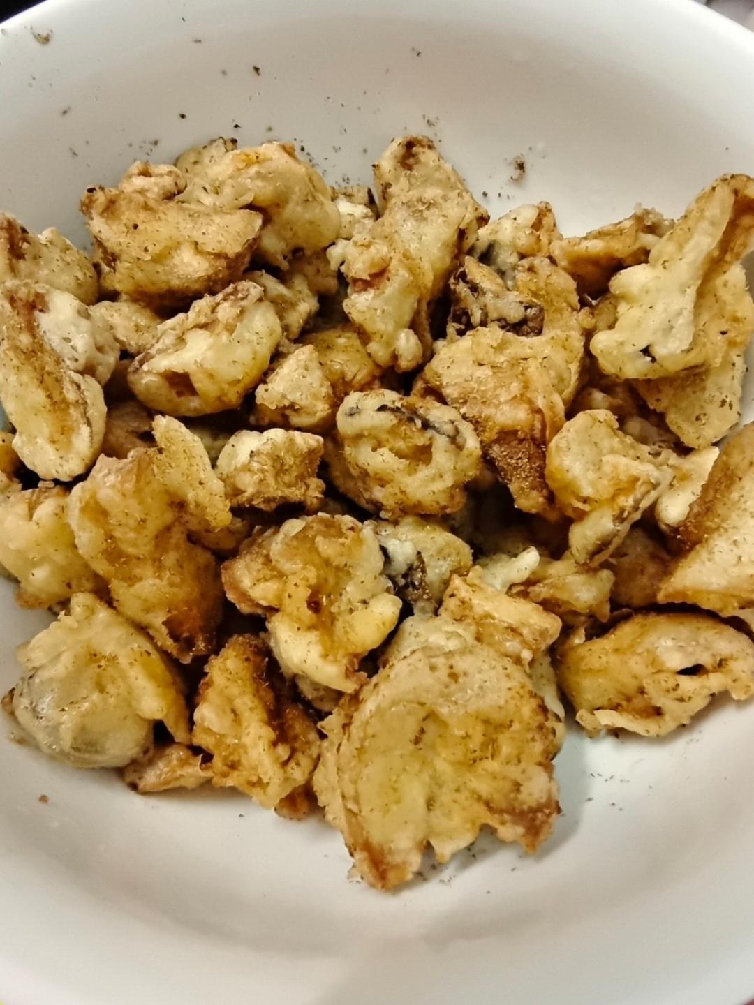 菇如其名的椒盐炸杏鲍菇