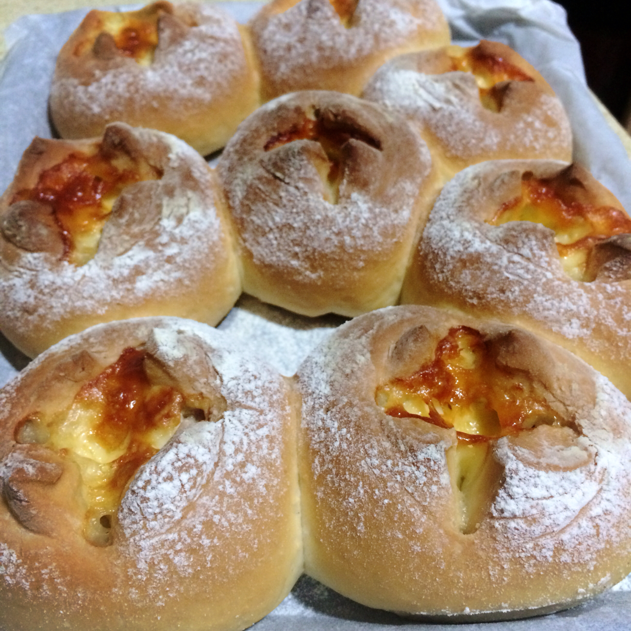 全麦芝士熔岩面包