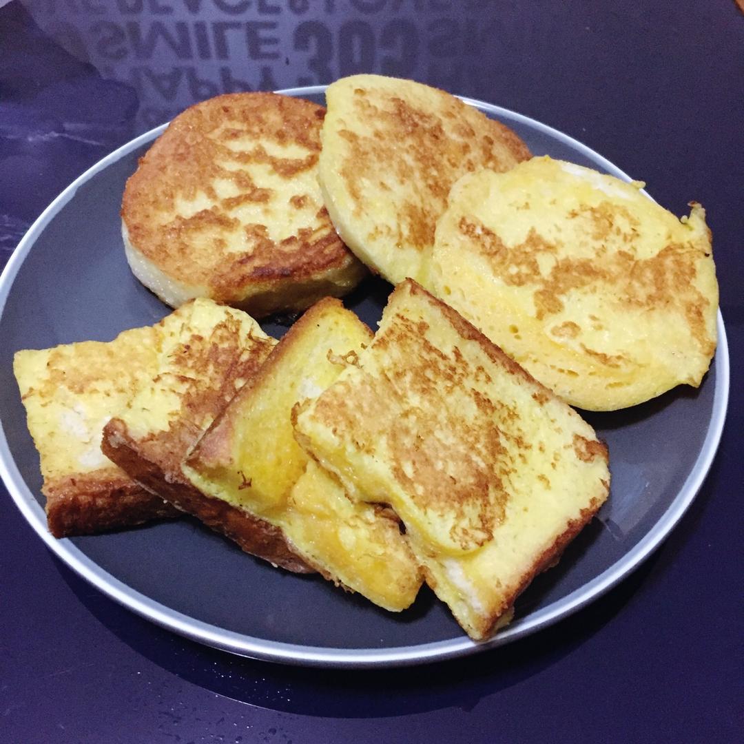 鸡蛋煎馒头片