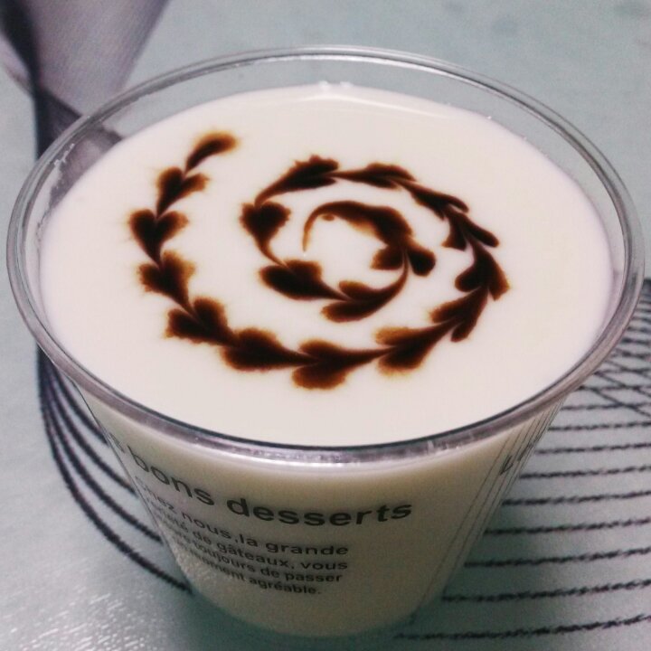 大侠的厨房做的超简单奶油拉花