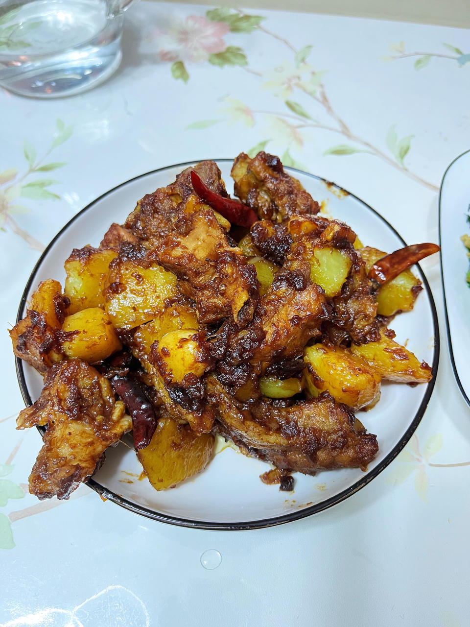 土豆炖排骨
