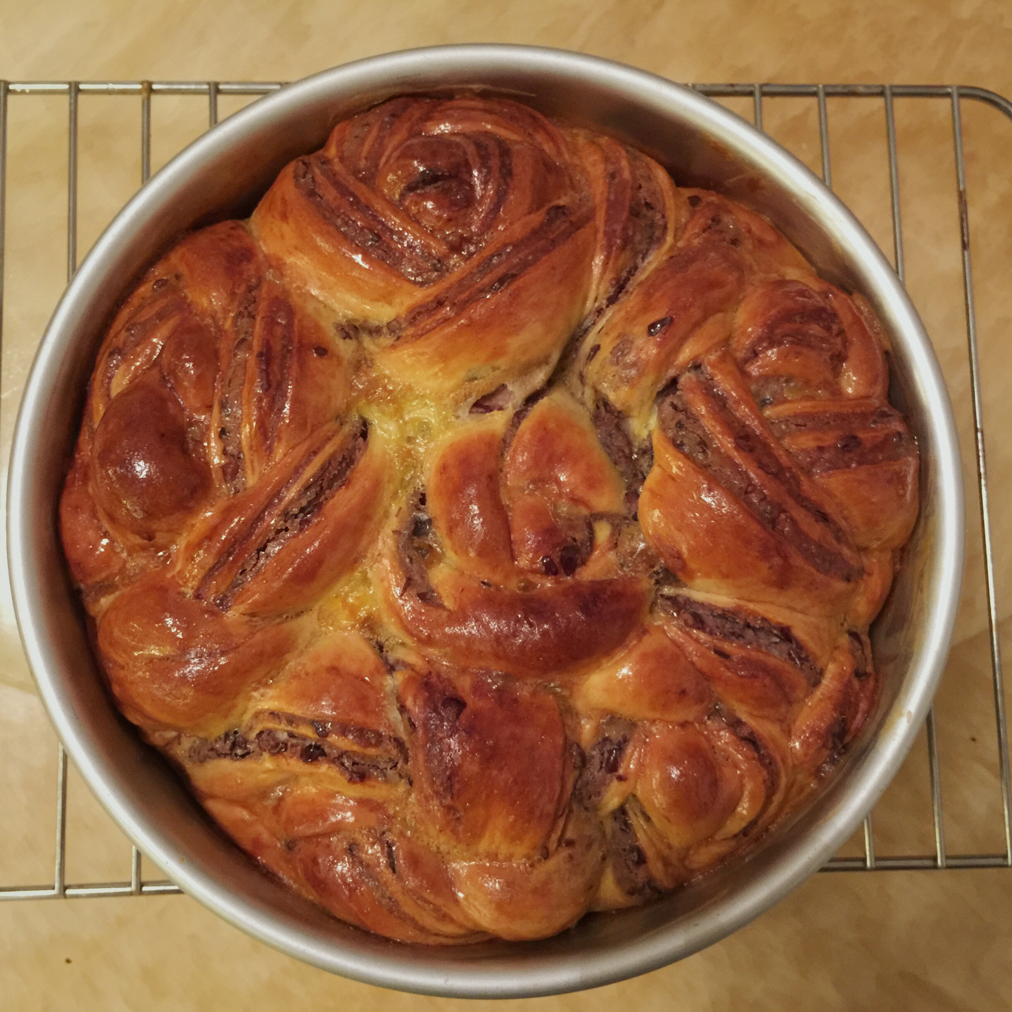 入门级不用揉出膜的手撕紫薯面包无黄油版