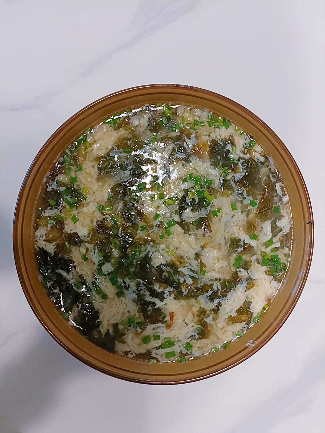 最鲜美好喝的「紫菜蛋花汤」