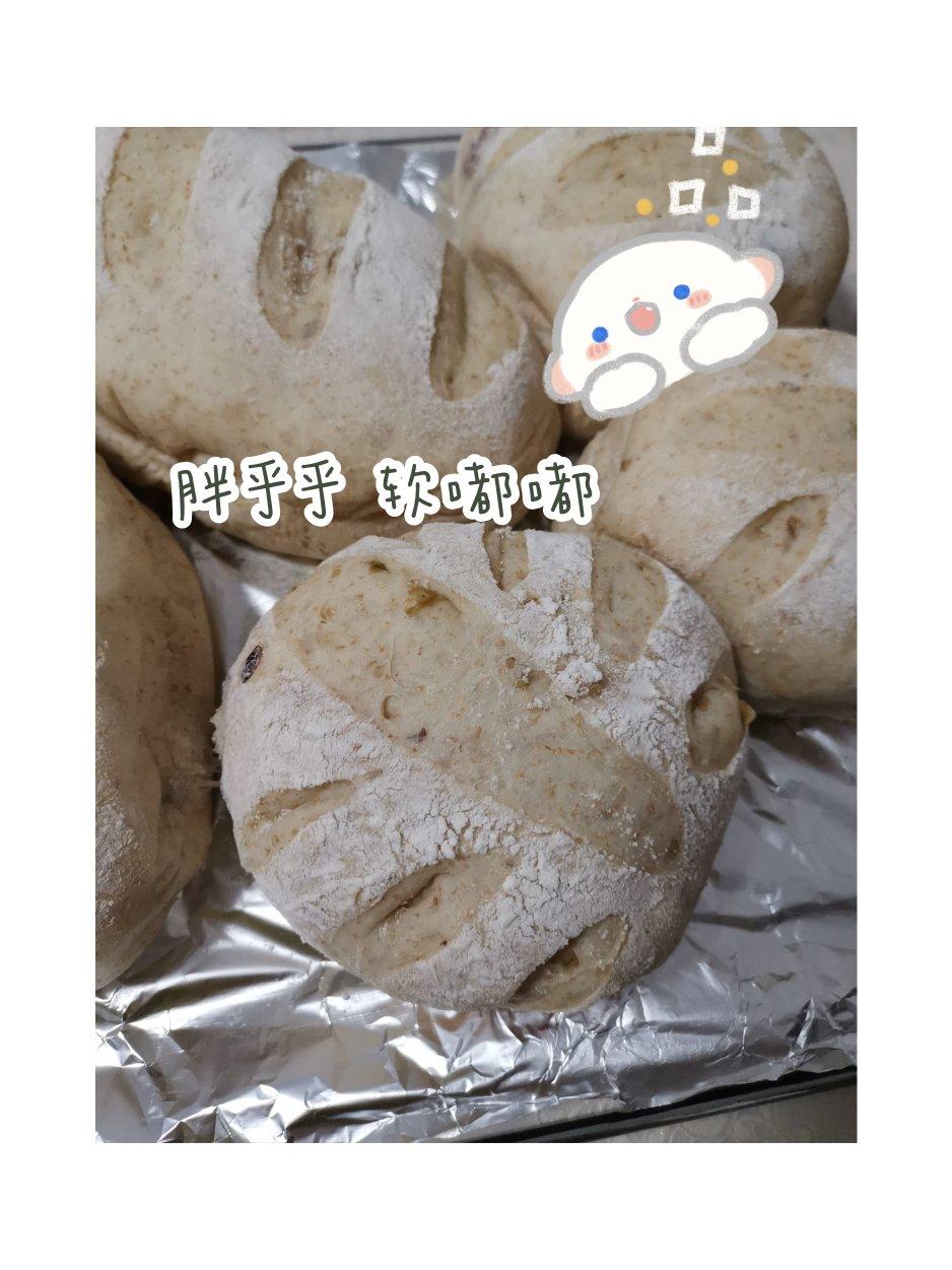 全麦核桃包～软欧包