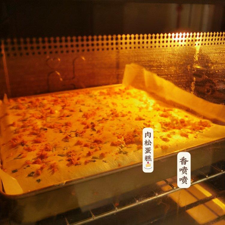 香葱肉松肥蛋糕卷～