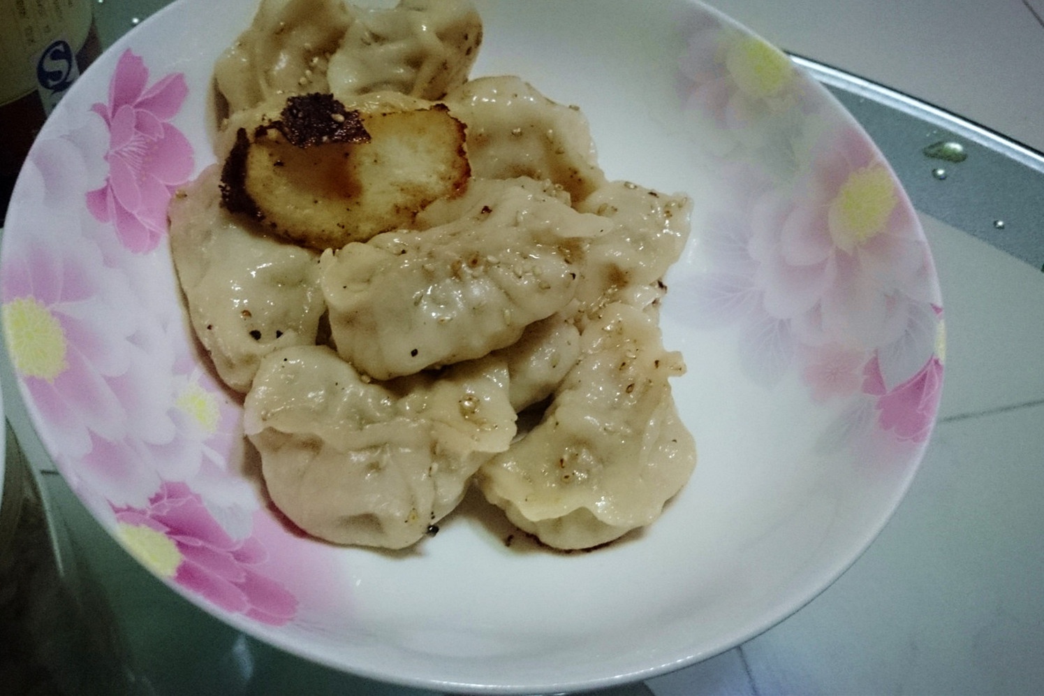 煎饺子