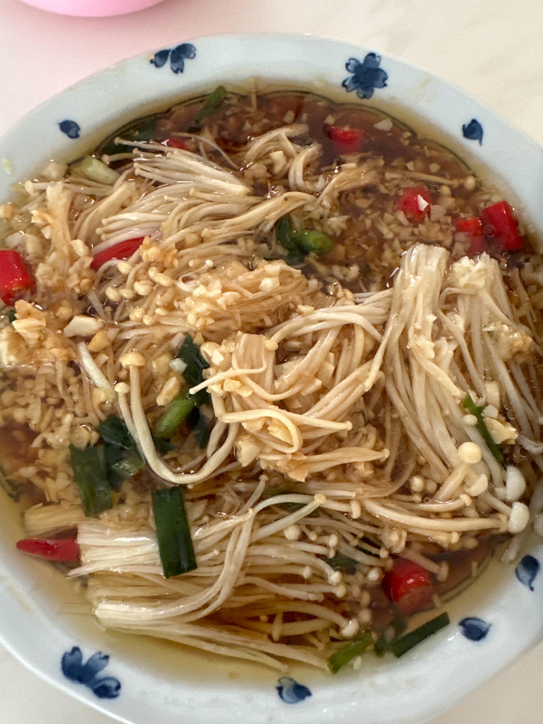 蒜蓉蒸金针菇