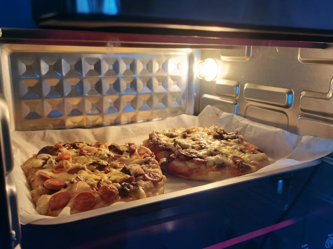 被惊艳到❗️一口爱上❗️超薄玛格丽特披萨🍕