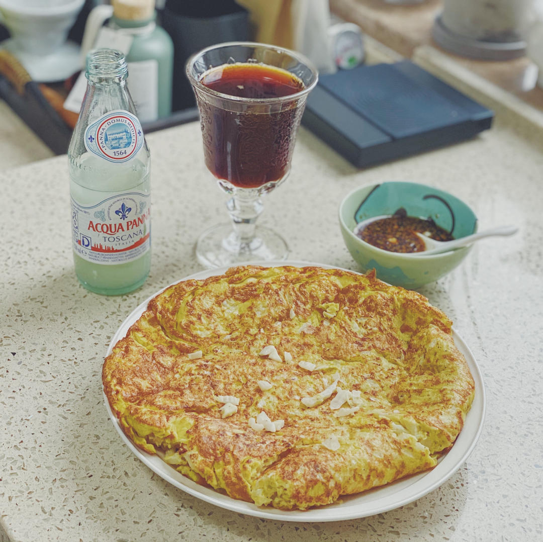 白菜鸡蛋早餐饼