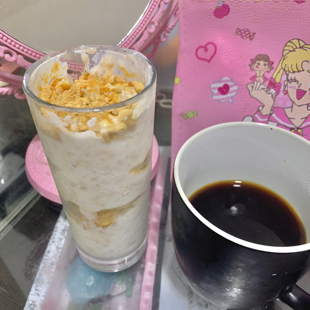 香蕉燕麦豆乳盒子