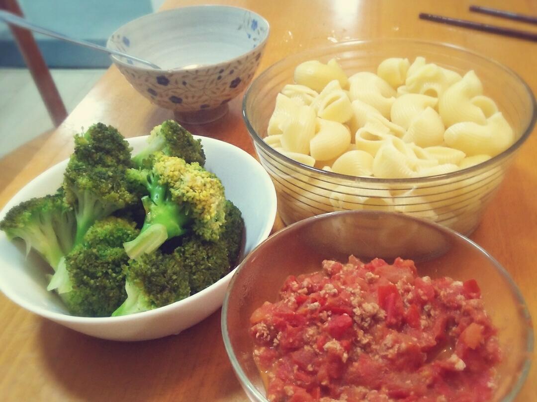 快手番茄肉沫酱意粉